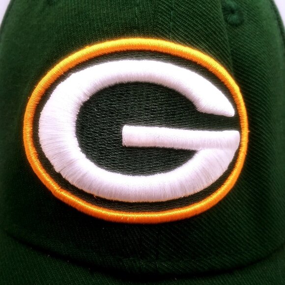 New Era Men Football Hat Green Bay Packers NFL 9Forty Strap Back Adjustable Cap - Picture 15 of 15